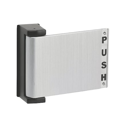 Adams Rite Flat Deadlatch Paddle, Pull to Left, For 2-1/4 In. to 2-1/2 In. Thick Door, RH or Exterior of LHR, 4590-01-02-313